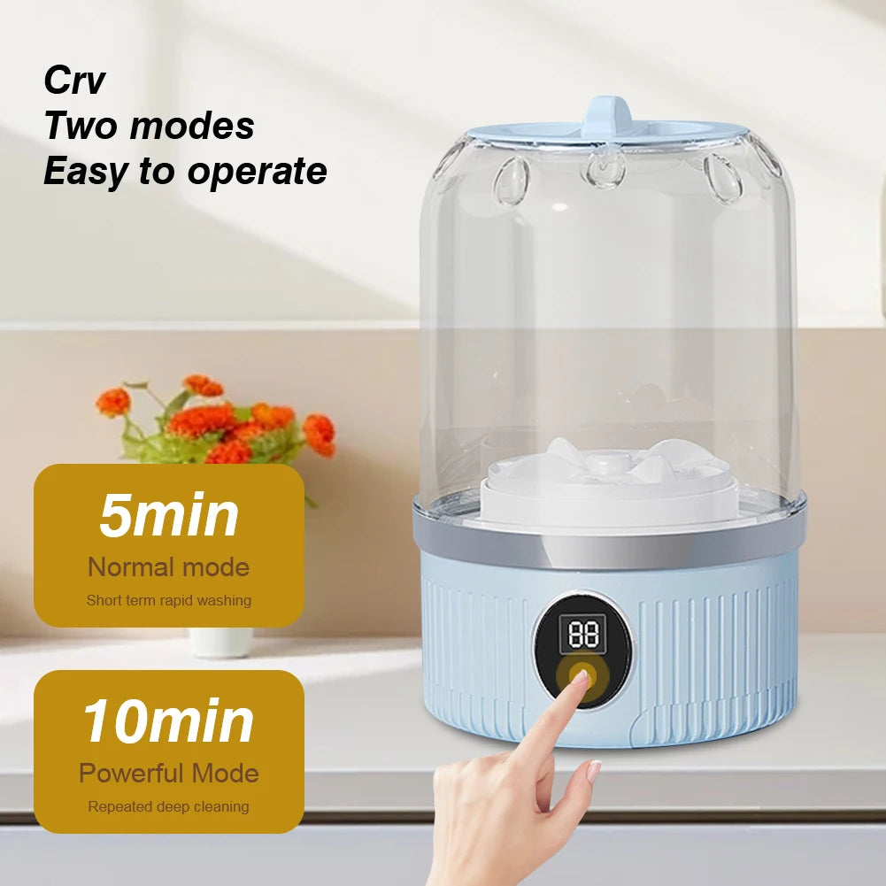 Pocket Wash™ – 1L Wireless Laundry Machine for Small Loads