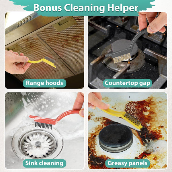 GrooveMaster™ 7-in-1 Deep Clean Brush Set