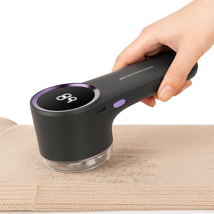 FluffAway  Pro LED Fabric Shaver – USB Rechargeable Lint Remover for Clothes, Sweaters & Furniture