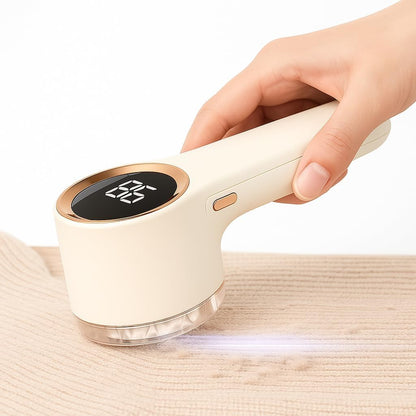 FluffAway  Pro LED Fabric Shaver – USB Rechargeable Lint Remover for Clothes, Sweaters & Furniture