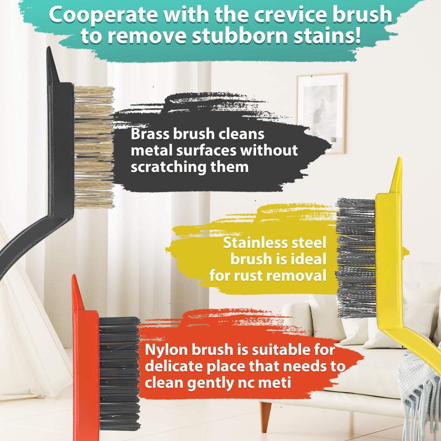 GrooveMaster 7-in-1 Deep Clean Brush Set