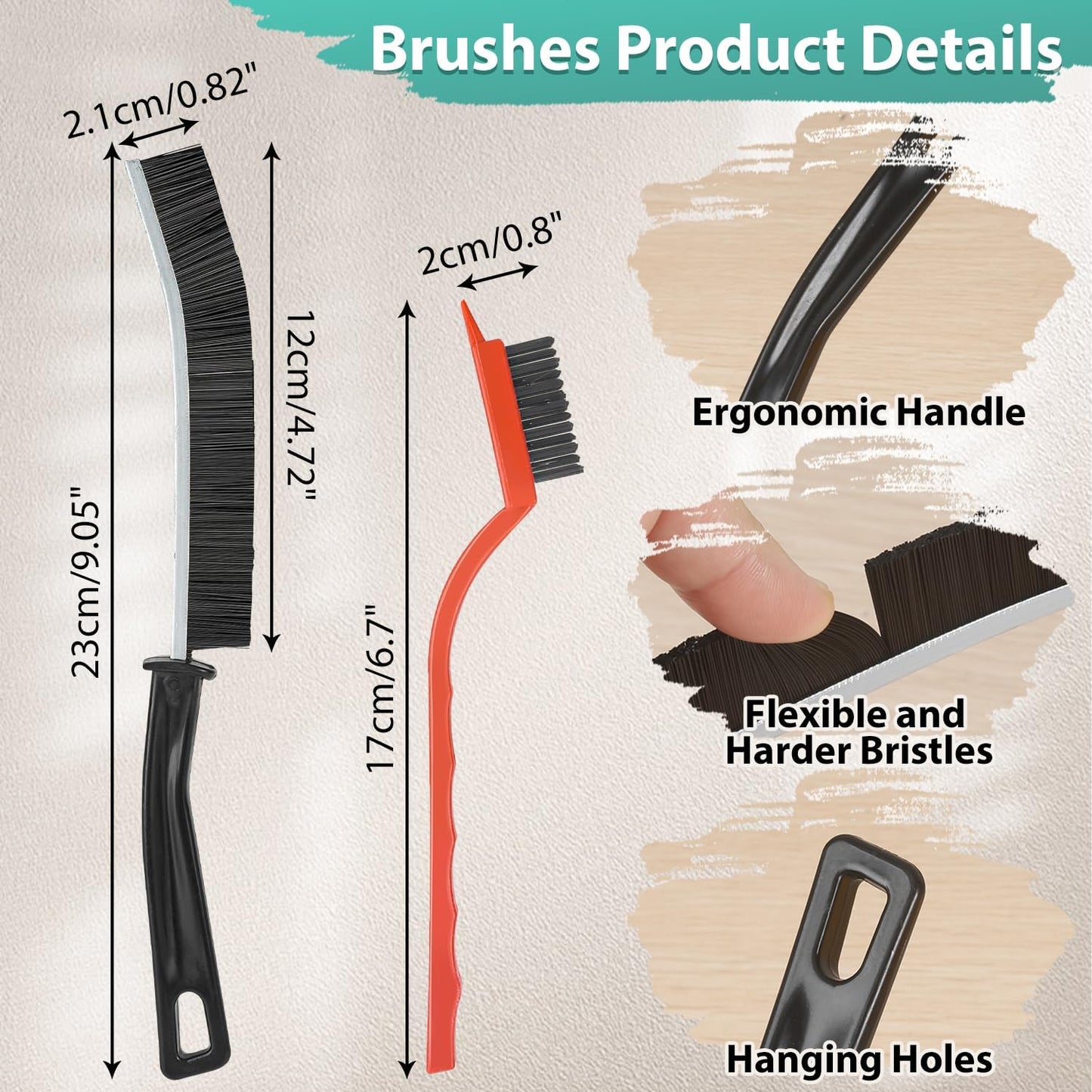 GrooveMaster 7-in-1 Deep Clean Brush Set